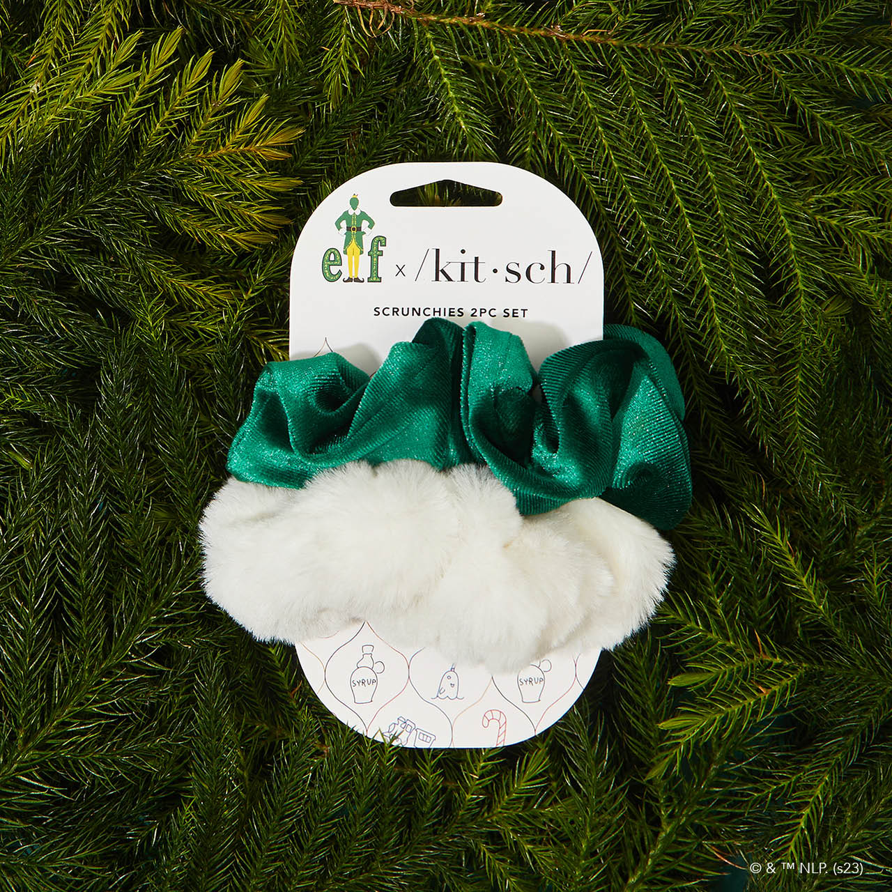 Set 2 uds Scrunchies elf x Kitsch