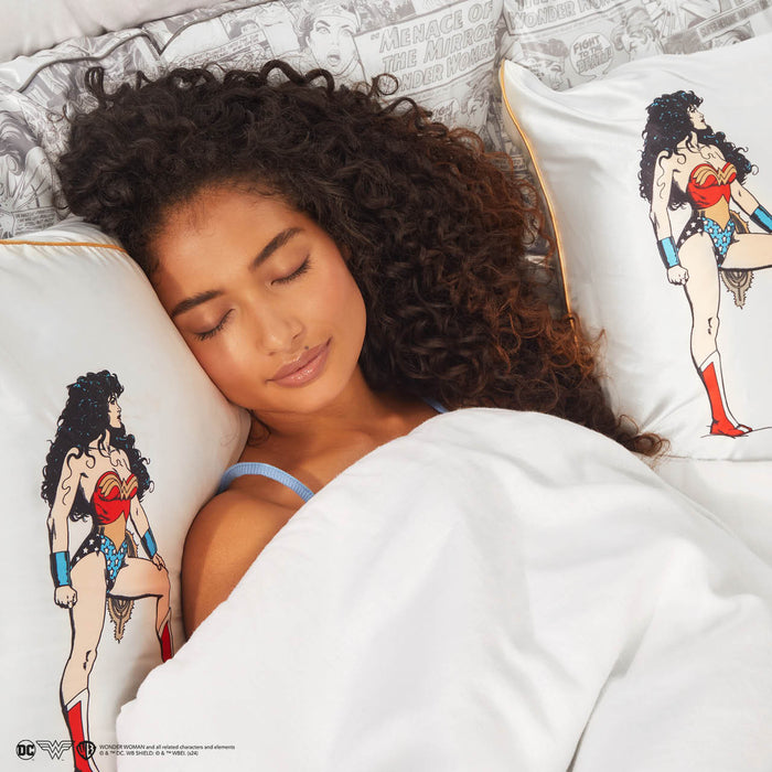 Funda de almohada Wonder Woman x Kitsch King - Believe in Wonder