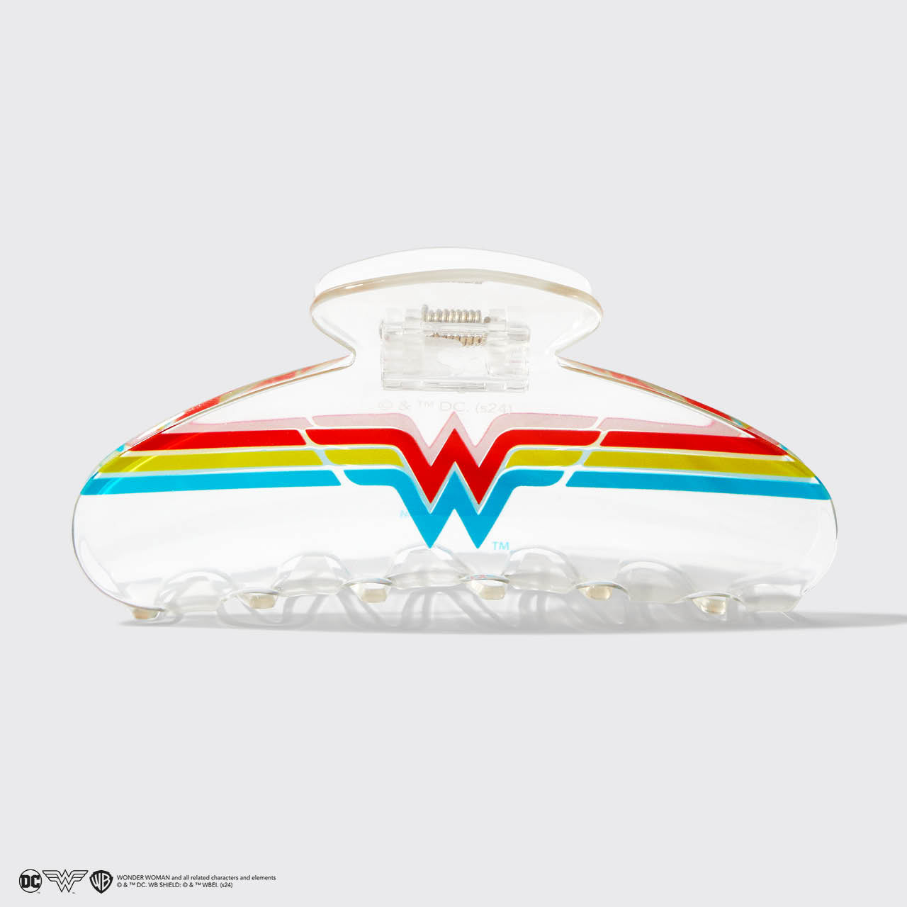 Kitsch x Wonder Woman Clip imprimé en acrylique transparent