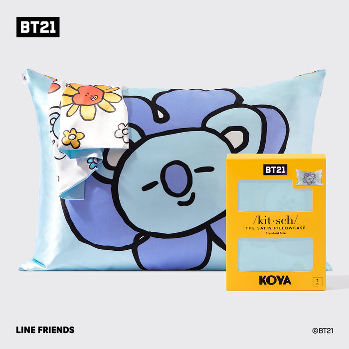 BT21 x Kitsch Funda de almohada de satén - KOYA