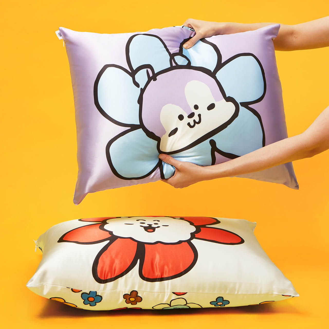 Kitsch x BT21 Taie d'oreiller en satin - MANG