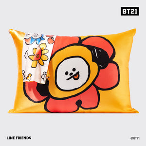 BT21 meets Kitsch Funda de almohada de satén - CHIMMY