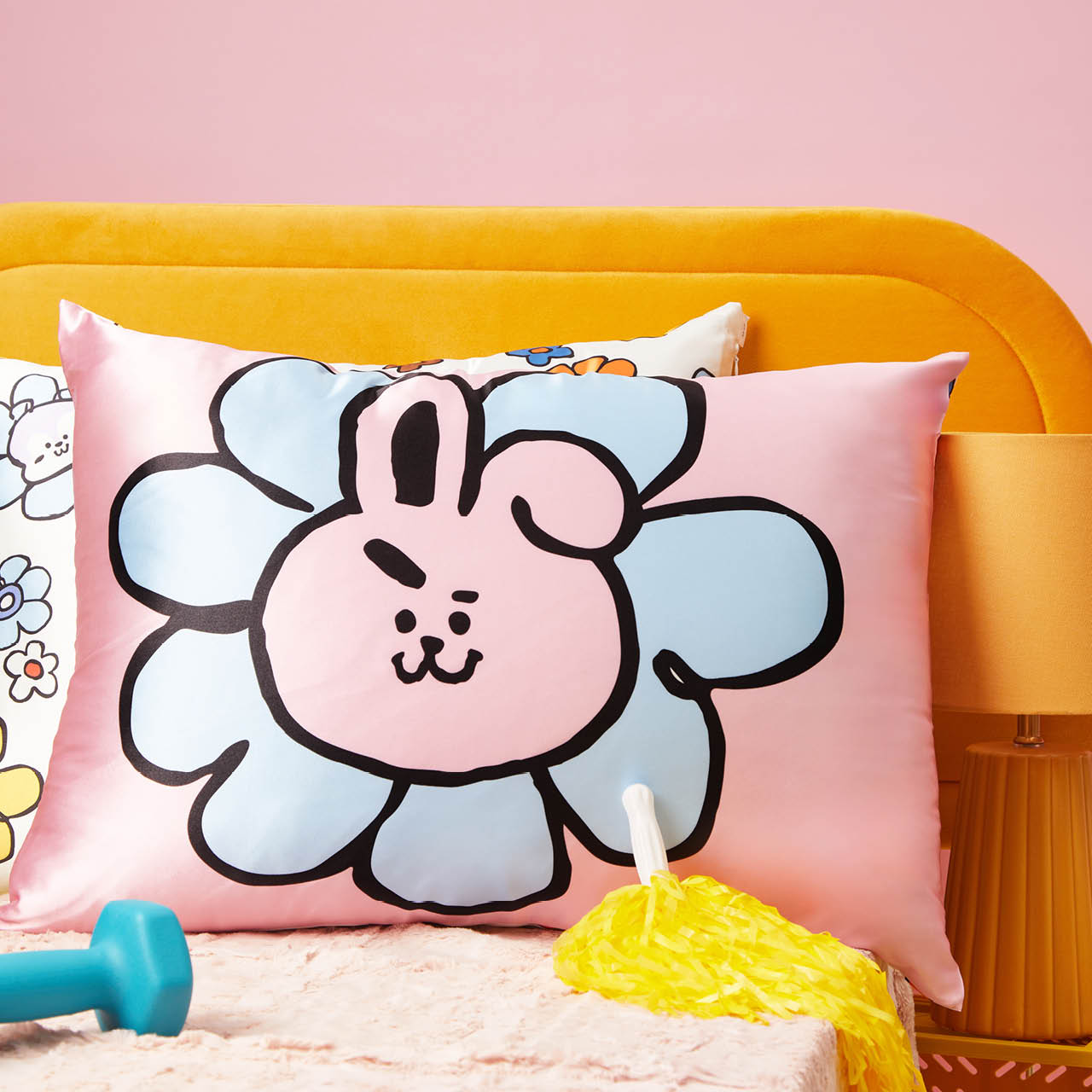 BT21 x Kitsch Funda de almohada de satén - COOKY