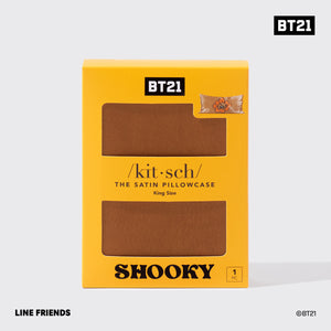 BT21 x Kitsch Σατέν μαξιλαροθήκη King - Shooky