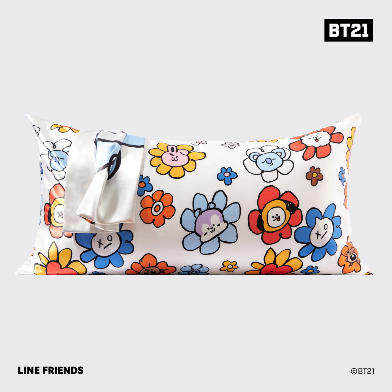 BT21 x Kitsch Σατέν μαξιλαροθήκη King - Van