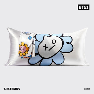 BT21 x Kitsch Σατέν μαξιλαροθήκη King - Van