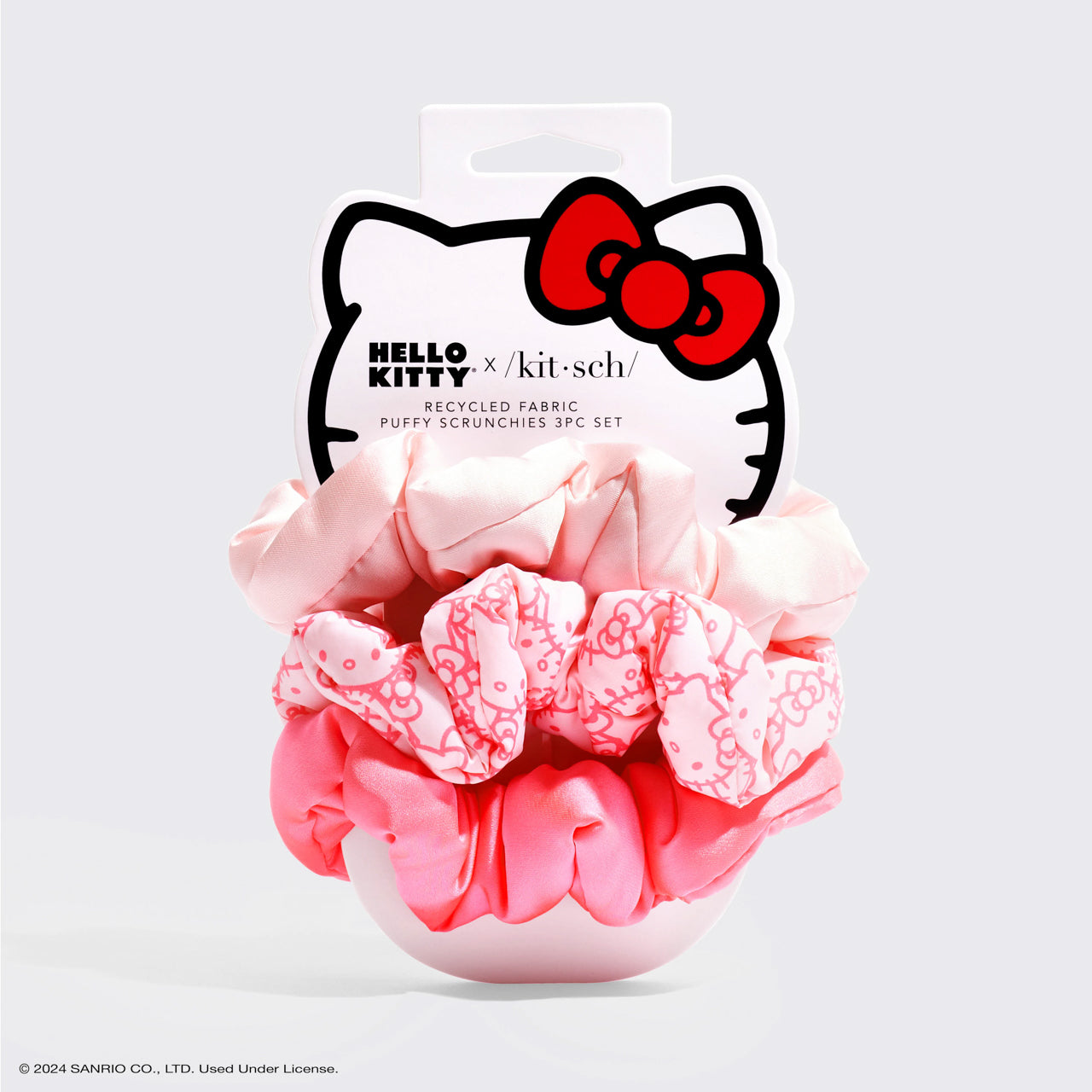 Kitsch x Hello Kitty Set de 3 chouchous bouffants