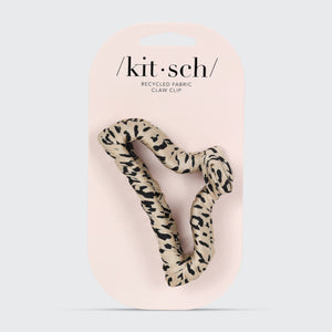 Mit Satin umwickelter Klauenclip - Leopard