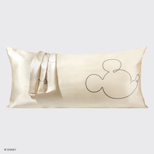 Kitsch &amp; Mickey e Minnie King Fronha Pacote - Creme