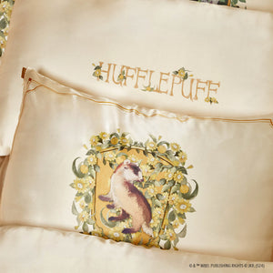 Harry Potter x Kitsch Funda de Almohada de Satén Estándar - Hufflepuff