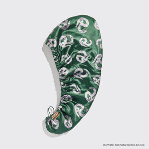 Kitsch x Harry Potter Satin Wrapped Hair Towel - Slytherin