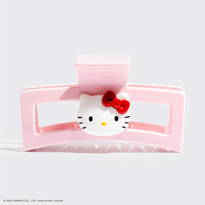 Hello Kitty x Kitsch Ανακυκλωμένο πλαστικό Jumbo Open Shape Claw Clip 1pc - Kitty Face