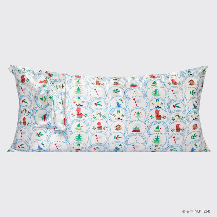 Elf x Kitsch Funda de almohada de satén Rey - Polo Norte