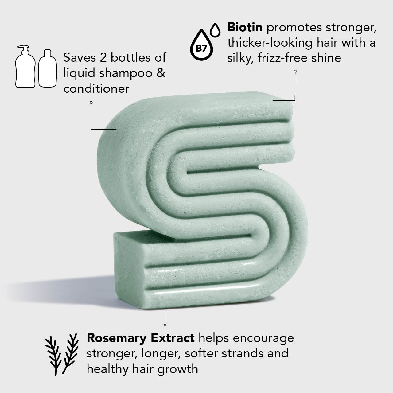 Rosmarin & Biotin Volumizing Shampoo & Spülung Combo