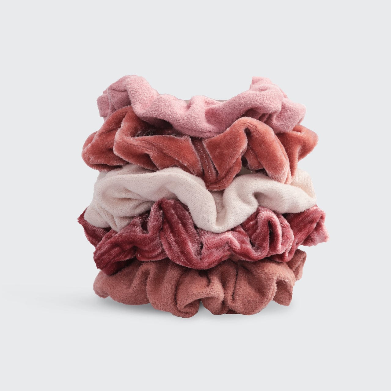 Velvet Scrunchies - Blush/Mauve