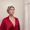 Recycled Polyester Luxe Shower Cap - Stripe